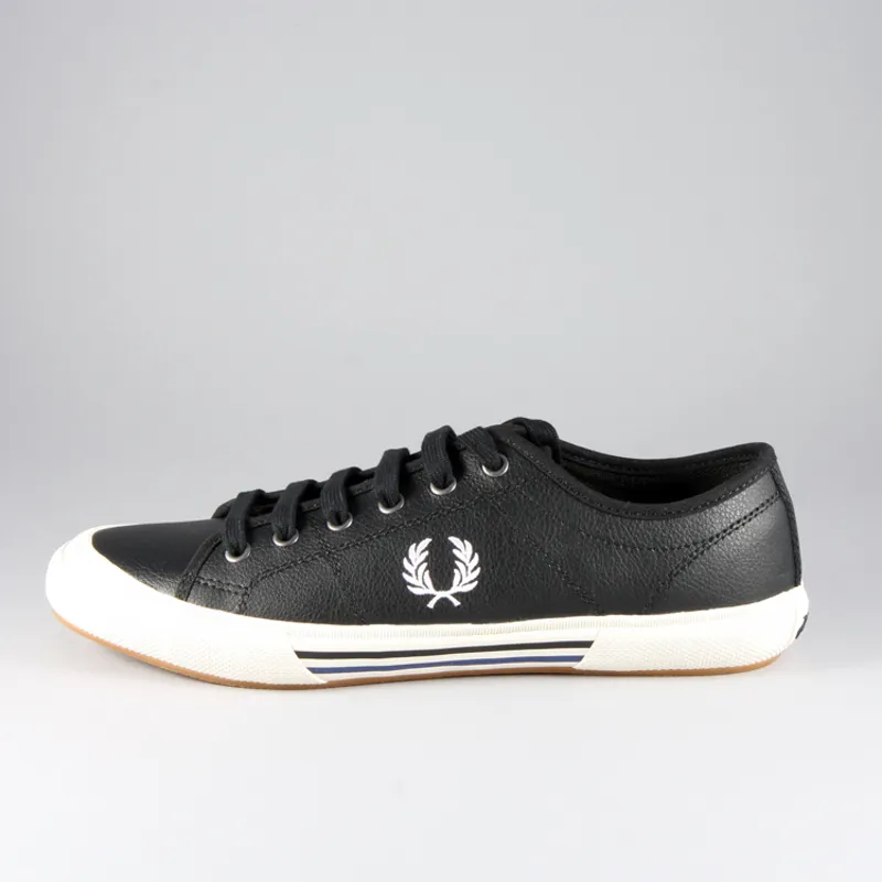 Fred Perry Vintage Tennis Leather Black